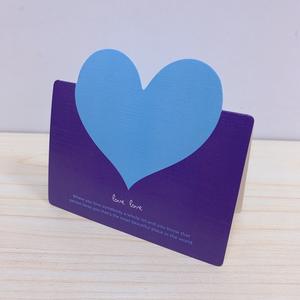Cartes pliantes personnalisées en forme de cœur découpées au laser, style créatif, papier kraft, impression offset, taille personnalisée, pelliculage, remerciements de mariage - Product Image 5