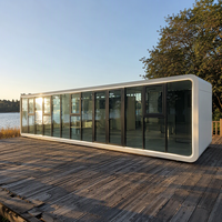 Modules d'habitation autonomes, maison-capsule avec salle de bain et cuisine, maison préfabriquée modulaire de 20 pieds, mobile