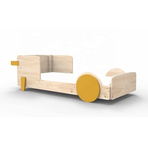 Cama Infantil <span class=keywords><strong>NOVA</strong></span> de Diseño Innovador con Forma de Coche de Madera en 6 Colores Diferentes para Dormitorio - Product Image 1