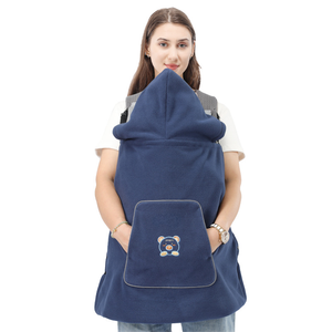 Custodia invernale per marsupio con mantello avvolgente portabagagli per bambini <span class=keywords><strong>felpa</strong></span> con cappuccio per neonato morbida e facile da usare - Product Image 3