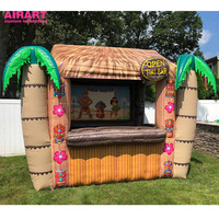 Tente gonflable de Pub, service d'usine pour fête de plage, Bar Tiki tropical,