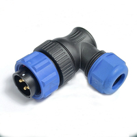 Connecteurs de câble automobiles 8P8C en nylon étanche sans soudure IP68 TY20-2/3/4 broches, ensemble mâle/femelle