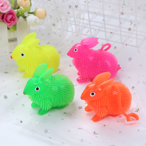 XTQ — <span class=keywords><strong>jouet</strong></span> lumineux en Pvc pour enfant, figurine lapin, mouvement à Led, jeu d'<span class=keywords><strong>action</strong></span>, 2022 - Product Image 5