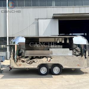 Nouvelle vente de chariot de vente ambulante électrique, camion de cuisine vintage, remorque alimentaire mobile - Product Image 1