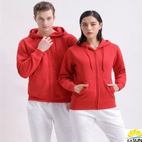 Grosir dan Sampel Gratis Sweatshirt Trendy Hoodie Wol dengan Ritsleting Hoodie Bordir Pribadi Sweatshirt Vintage Hoodie Fleece Lembut