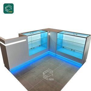 Tùy chỉnh hiển thị kệ kính hiển thị trường hợp xì gà truy cập Showcase Glass hiển thị cho khói cửa hàng - Product Image 4