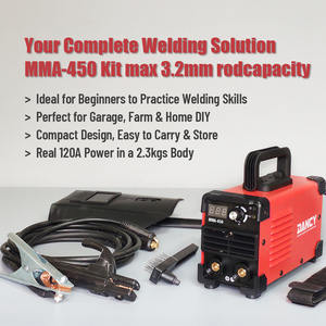 Taşınabilir MMA450 Mini Çubuk Kaynak Makinesi DC Motor 110V 220V IGBT İnverter ARK Kaynakçı Uygun Fiyat Evde Kullanım DIY MMA Kaynakçı - Product Image 2