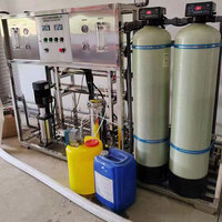Traitement de l'eau de forage 250L 500L Système d'osmose inverse Système de filtration de l'eau de puits amer et salé