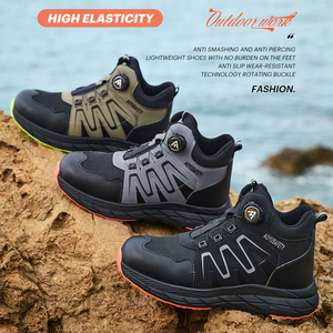 Chaussures <span class=keywords><strong>de</strong></span> sécurité OEM 2025 <span class=keywords><strong>d</strong></span>écontractées, sportives et <span class=keywords><strong>de</strong></span> travail, anti-<span class=keywords><strong>d</strong></span>érapantes, pour le jogging, en daim et toile, avec fourrure, pour les travailleurs <span class=keywords><strong>de</strong></span> la construction et les usines - Product Image 3