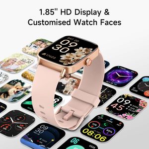 Reloj Inteligente IDW28 <span class=keywords><strong>para</strong></span> <span class=keywords><strong>Mujer</strong></span>, Pantalla AMOLED HD de 1.85'', Control por Voz, Compatible con <span class=keywords><strong>iPhone</strong></span>/Android, Responder/Hacer Llamadas, +100 Deportes - Product Image 6