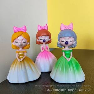 8 Desejando Rainbow Princesa Boneca PVC 1/12 Escala Fantasia Desktop Ornamentos Bebê Máquina Fantasma Extinguindo Lâmina Hand Set YK - Product Image 4