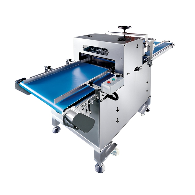 Commercial Use New Electric 220V Automatic Continuous High Productivity Bread Slicer Machine for Various Slicing Requirements