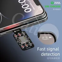 2UUL SIM Checker SM01 Dual Card Test King Vérifier rapidement les défauts du module Détection rapide du signal pour les outils de réparation de téléphone