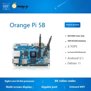 Scheda di Sviluppo Orange Pi 5B Ruixin <span class=keywords><strong>Micro</strong></span> 3588S Memoria 4G/8G/16GB Processore a 64 bit con Funzione di Comunicazione Wireless Aggiunta - Product Image 2