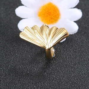 Anillo Abierto de Acero de Titanio Personalizado para Mujer, Nuevo Estilo INS, Joyería de Moda de Acero Inoxidable de Lujo para Regalo de Cumpleaños - Product Image 3