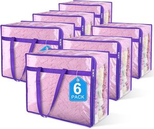 <span class=keywords><strong>Bolsas</strong></span> de almacenamiento transparentes <span class=keywords><strong>con</strong></span> <span class=keywords><strong>cremallera</strong></span> <span class=keywords><strong>para</strong></span> organizadores de armario de <span class=keywords><strong>ropa</strong></span> y bolsa de vinilo de almacenamiento <span class=keywords><strong>para</strong></span> <span class=keywords><strong>ropa</strong></span> de cama Organizadores de PVC - Product Image 1