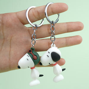 Llavero de silicona de <span class=keywords><strong>Charlie</strong></span> Brown con diseño de cachorro, colgante para bolso, venta al por mayor de suministros de maquinaria de China - Product Image 2