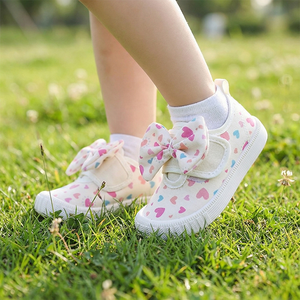 Scarpe Sportive da Esterno per Ragazze con Fiocco Rosa e Stampa a Cuore Personalizzata all'Ingrosso - Product Image 5