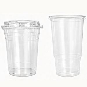 Gobelet Torche 1000ml Grande Capacité Rond en Plastique PP Jetable avec Couvercle pour Jus, Popcorn et Thé au Lait, Logo Personnalisé - Product Image 1