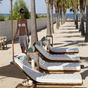 Lit de spa imperméable, <span class=keywords><strong>piscine</strong></span>, résistant au soleil, plage, villa, cour, jardin, <span class=keywords><strong>terrasse</strong></span>, <span class=keywords><strong>spot</strong></span> scénique, chaise de salon à ressort chaud - Product Image 2