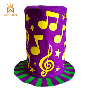 Fancy Vui Đảng Carnival Màu Xanh Lá Cây Vàng Tím Màu Mardi Gras <span class=keywords><strong>Top</strong></span> <span class=keywords><strong>Hat</strong></span> Nhỏ <span class=keywords><strong>Hat</strong></span> Berets <span class=keywords><strong>Hat</strong></span> - Product Image 1