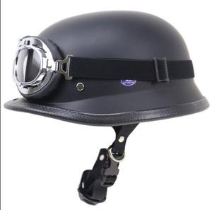 Casco de media cara con <span class=keywords><strong>gafas</strong></span> para motocicleta, patinete deportivo clásico, <span class=keywords><strong>Harley</strong></span>, patinete, patinete, patín, patín, bicicleta, Cruiser, Chopper para jóvenes y adultos - Product Image 4