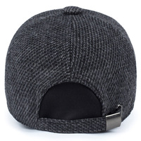 Casquette de baseball et de golf unisexe en toile 100 % coton, réglable, avec cache-oreilles, épaisse, pour toutes les saisons – Vente en gros