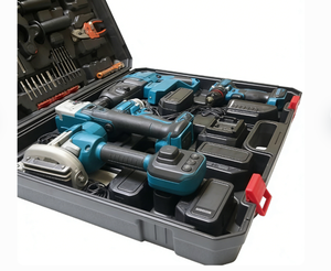 Kit de Ferramentas Elétricas com Furadeira de Impacto Sem Fio e Chave de Impacto, Venda Quente por Atacado Direto da Fábrica, Estojo Rígido, Personalização OEM, Garantia Incluída - Product Image 2