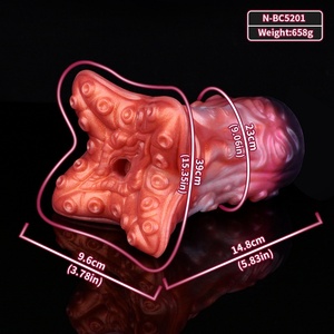 NNSX Blazing Charm Fantasy <b>Masturbator</b> Animal Alien Plant Pocket Pussy Soft Silicone <b>Masturbator</b> Male Exercise Sex Toy Wholesale - Product Image 5
