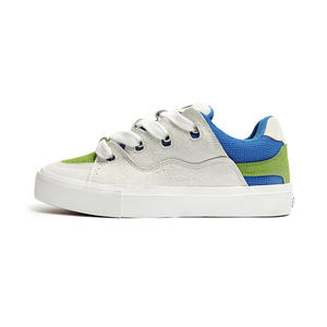 Chaussures de skate montantes personnalisées avec logo, doublure en maille PU, amorti anti-odeur pour sports d'hiver/printemps, chaussures de marche blanches pour hommes - Product Image 3