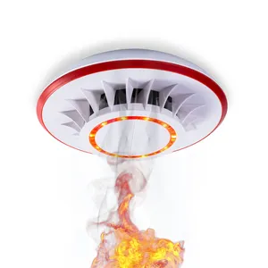 烟雾探测器火灾报警探测器独立烟雾报警传感器，用于家庭办公室安全光电烟雾报警器