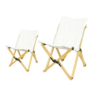 Custom <strong>Folding</strong> New Furniture Style Leisure <strong>Chair</strong> Outdoor Wooden Camping Beach <strong>Chair</strong> Canvas Fabric Foldable <strong>Butterfly</strong> Wood <strong>Chair</strong> - Product Image 2