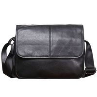 Tas Selempang/Bahu Kulit Asli Pria Wanita Model Urban Simplicity, Kapasitas Besar, Ramah iPad, Fashionable, Cocok untuk Perjalanan Antar Negara