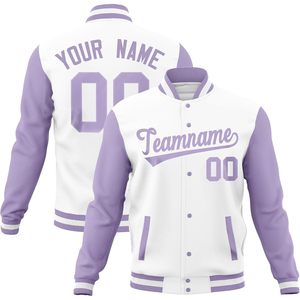 Chaqueta Varsity Personalizada para Hombre, Cuello Camisero, Algodón, Estilo Letterman, Béisbol, Bomber, Nombre y Número del Equipo Personalizados, Unisex, Adulto, Otoño - Product Image 1