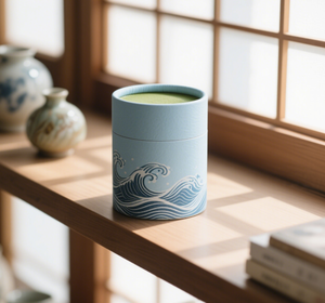 Tube en papier couleur imprimé sur mesure pour l'emballage de cadeaux de thé - Product Image 2