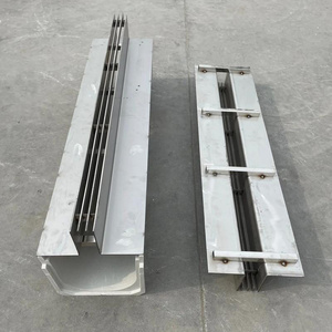 Máng xối hình chữ <span class=keywords><strong>U</strong></span>, rãnh thoát nước, khuôn đúc rãnh thoát nước, rãnh thoát nước tuyến tính bằng nhựa composite đúc sẵn, kênh thoát nước bê tông cho xây dựng - Product Image 5