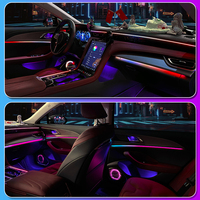 Bande lumineuse LED RGB d'ambiance intérieure TMPRO pour Hongqi H5 2023-2024, lampe d'ambiance dynamique symphonique, accessoires de modification