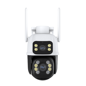 Caméra PTZ intelligente WiFi couleur A28, capteur CMOS 6MP, vision nocturne, stockage cloud, alarme de sécurité, double objectif sans fil - Product Image 2