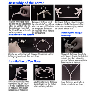 MRDEN OEM Dental retrattore con Sub Saliva bocca apriscatole con condotto salivare per ortodontico Cousumables - Product Image 5