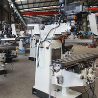 Vente flash - Machine de fraisage universelle à tourelle verticale à vitesse variable manuelle X6325