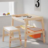 Bureau d'étude en bois réglable professionnel fabriqué en Chine pour les enfants pour la table des enfants de la pépinière familiale