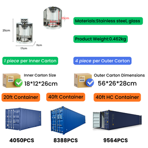 Lanterna Cimiteriale Moderna in Acciaio Inox Antiruggine, Portacandele Commemorativo, Vendita all'Ingrosso - Product Image 4