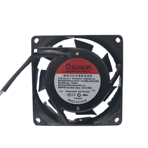 Ventilador Axial SUNON SF23080AT 2082HBL.GN 80x80x25mm 220-240VAC 0.07A 14/13.5W 2450/2900RPM 18/22CFM de Bolas para Gabinetes Eléctricos e Inversores - Product Image 1