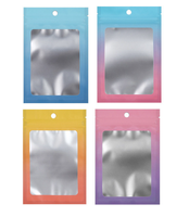 Sacs en plastique PE personnalisables avec film polyester pour fenêtre, idéaux pour les chips, les aliments pour animaux, les conserves et le sucre