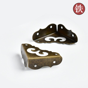 Iron <b>Corner</b> <b>Protector</b> 43x31x11mm Hollowed Antique Bronze Color Furniture Hardware Accessory - Product Image 5