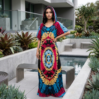 Robe longue africaine tendance à strass imprimée, grande taille, collection africaine, vente chaude