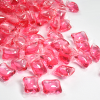 10 grammes OEM tout en 1 capsules de détergent à lessive charmant parfum floral nettoyage en profondeur dosettes à lessive super concentrées pour vêtements