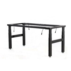 Cadre de bureau électrique réglable en hauteur NATE, bureau debout en métal, pour usage autonome, réunions et formations - Product Image 3