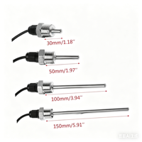 Sonde de température étanche PT100 PT1000 PT 100 à visser, thermocouple IP68 Classe A, RTD 3 ou 4 fils, précision 1°C