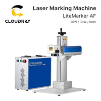 Cloudray 20W 30W 100W JPT Mopa M7 Fiber Laser Mrtking Machine pour Acier Inoxydable Couleur Laser Marquage 2.5D Gravure Profonde